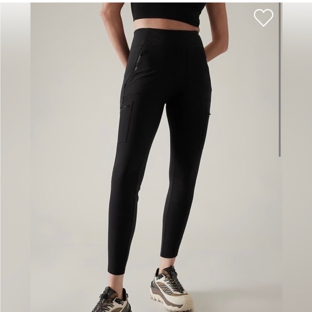 Athleta Headlands Hybrid Cargo Pants Black Size 4